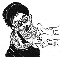 Khamenei getting kicked