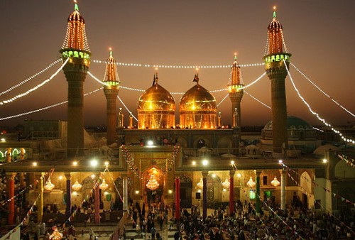 گنبد طلاهای دزدیده شده از ایران بر آرامگاه آمام موسی کاظم و امام جواد.