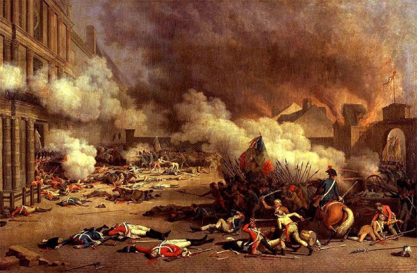 یورش به کاخ تو ئیلری در پاریس. اوت ۱۷۹۲