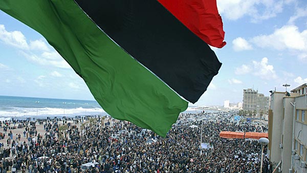 این قیام و انقلاب باشکوه مردم به پاخاسته و آزادی طلب لیبی است. امیدوارم، ما نیز بتوانیم همچنان دو سال گذشته، در برابر لشکر جهل و جنایت ولی وقیح صف آرایی کنیم.