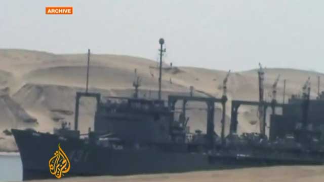 رژیم اسلامی به تازگی برای کشتار مردم سوریه دو کشتی جنگی به کمک بشار اسد جنایتکار فرستاده است