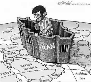 احمدی نژاد دیواری از انزوا و دور از مدنیت به دور ایران کشیده است.