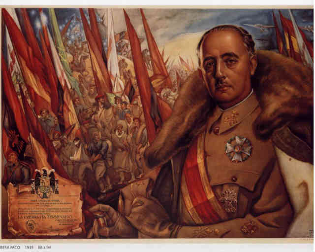 ژنرال فرانکو یک حکومت دیکتاتوری را بر اسپانیا حاکم کرد!