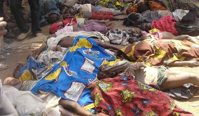 کشتار دسته جمعی مسیحیان به دست اسلام گرایان در نیجریه. این نیز یکی از صدها جنایت مسلمانان است که به دستور قرآن و محمد صورت گرفته است.