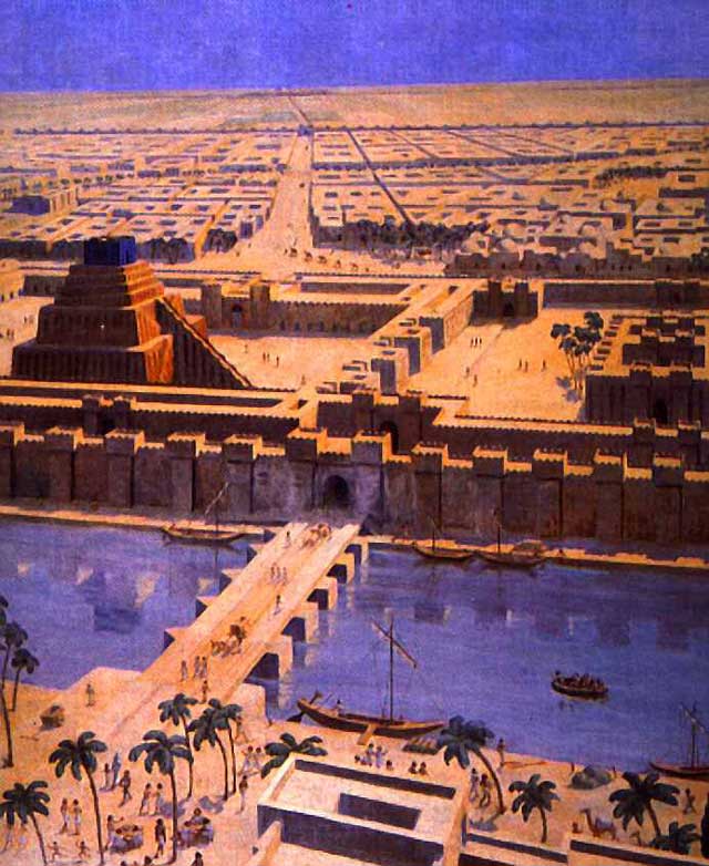این ساختار شهر بابل در عراق کنونی است که مردم آن به پیشباز کوروش آمدند.