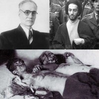 زنده یاد کسروی که به دستور آیت الله کاشانی و به وسیله نواب صفوی دست پرورده و مزدور او به قتل رسید.