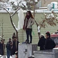 Narges Hosseini was detained within 10 minutes of removing her veil in apparent solidarity with 'Girl of Enghelab Street