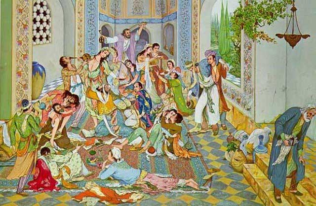 نقاشی بنا های تاریخی ایران