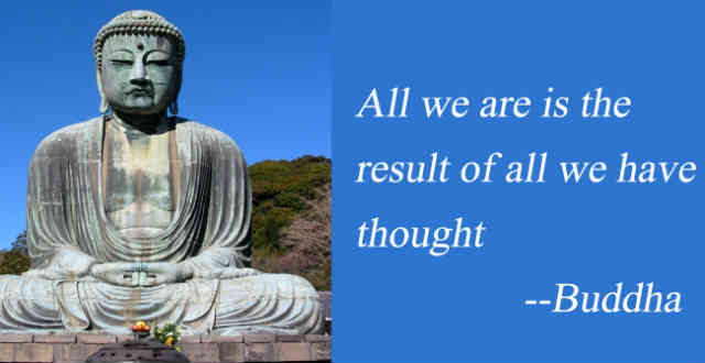 آنچه هستیم نتیجه آنچه است که بدان اندیشیده ایم! _ بودا